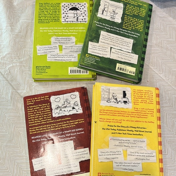 Diary of A Wimpy Kid Set of 4 Books - Picture 2 of 7